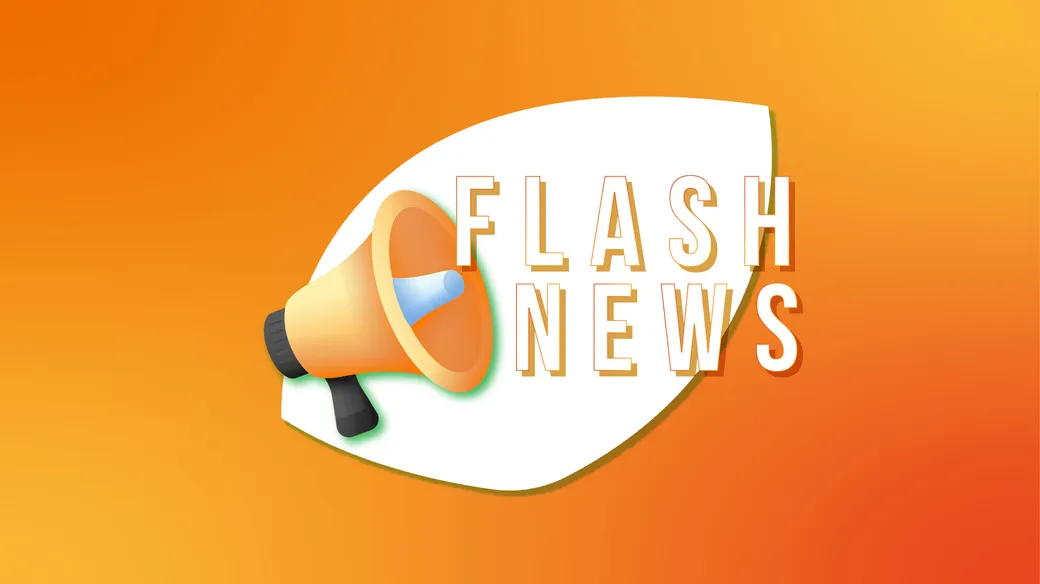 Visual to indicate it is a flash news